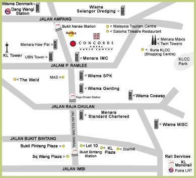 Corner of Jalan Sultan Ismail and Jalan Ampang, 50450 Kuala Lumpur,