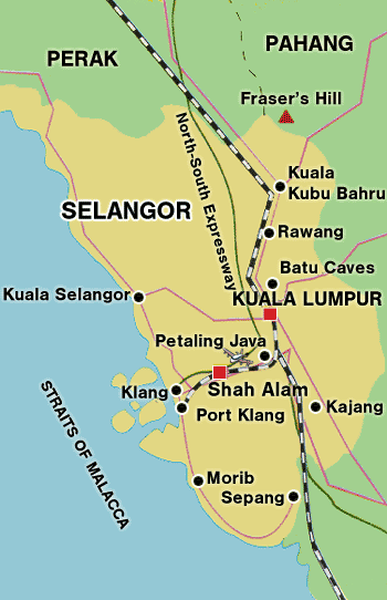 Map Selangor